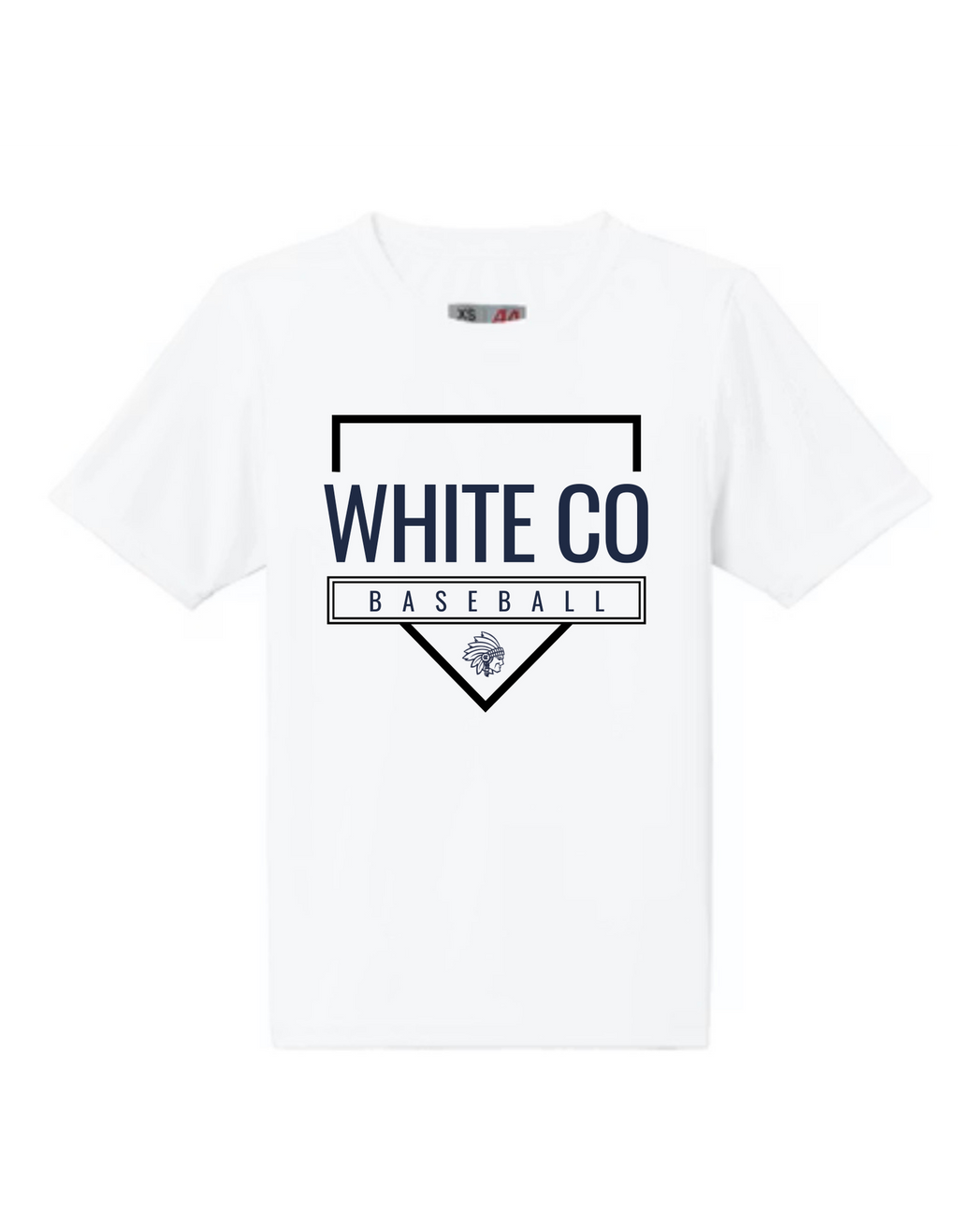 White Co Baseball Performance Shirt