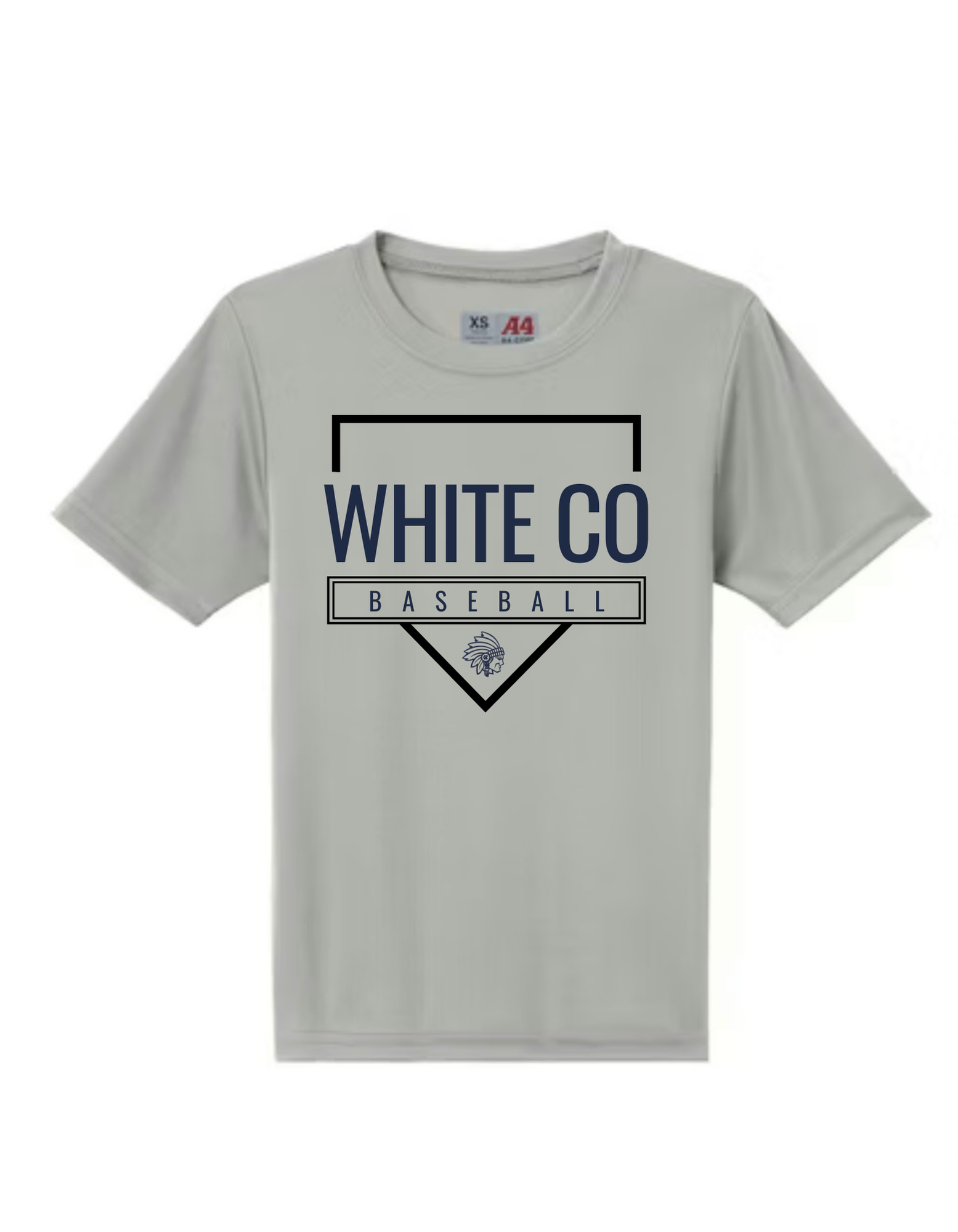 White Co Baseball Performance Shirt