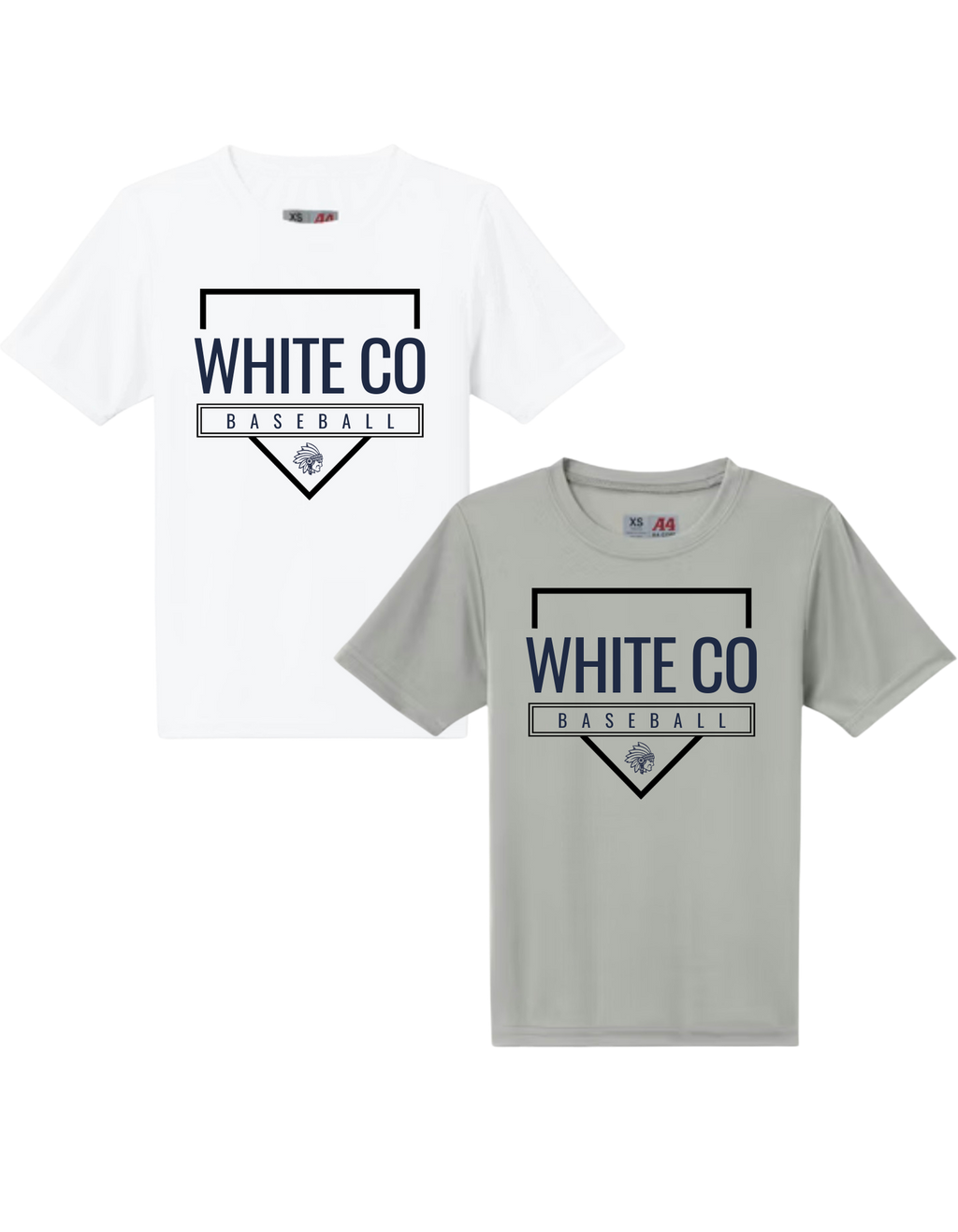 White Co Baseball Performance Shirt
