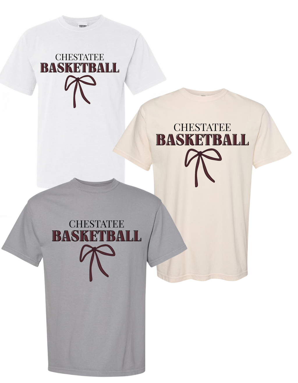 Chestatee Basketball Bow T-Shirt