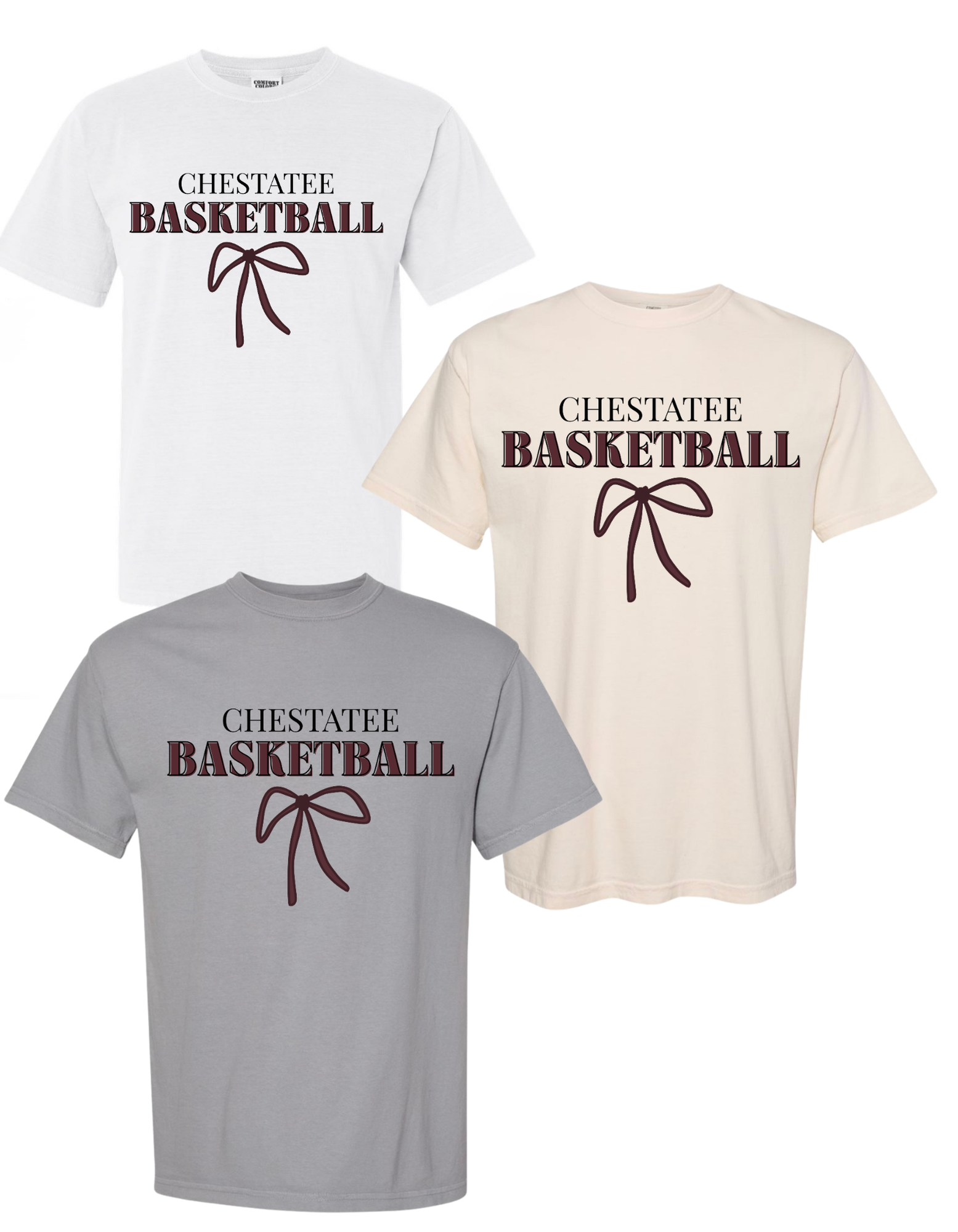 Chestatee Basketball Bow T-Shirt