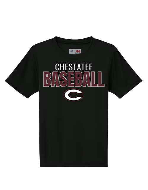Chestatee Baseball Maroon & White Performance T-Shirt