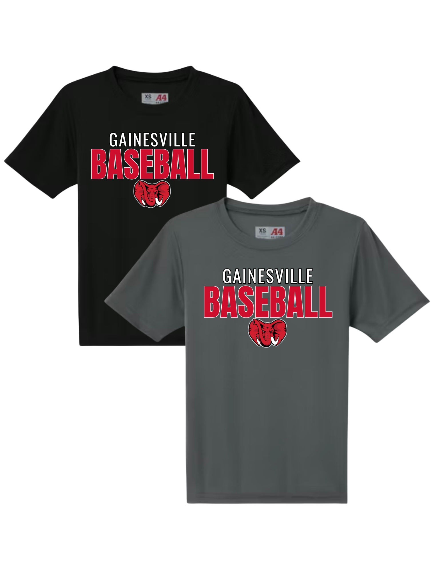 Gainesville Baseball Red & White T-Shirt