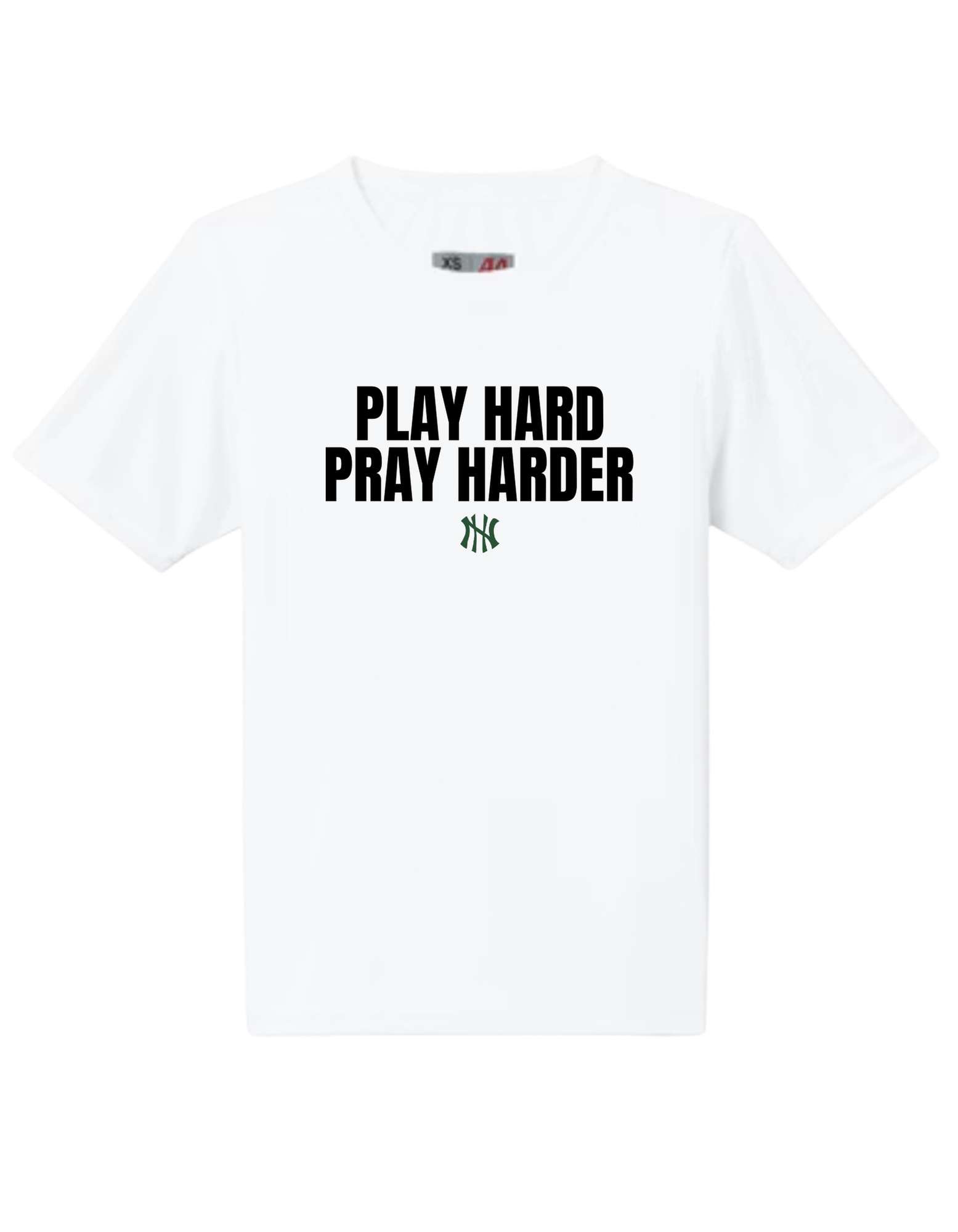 North Hall Play Hard, Pray Harder Performance Shirt