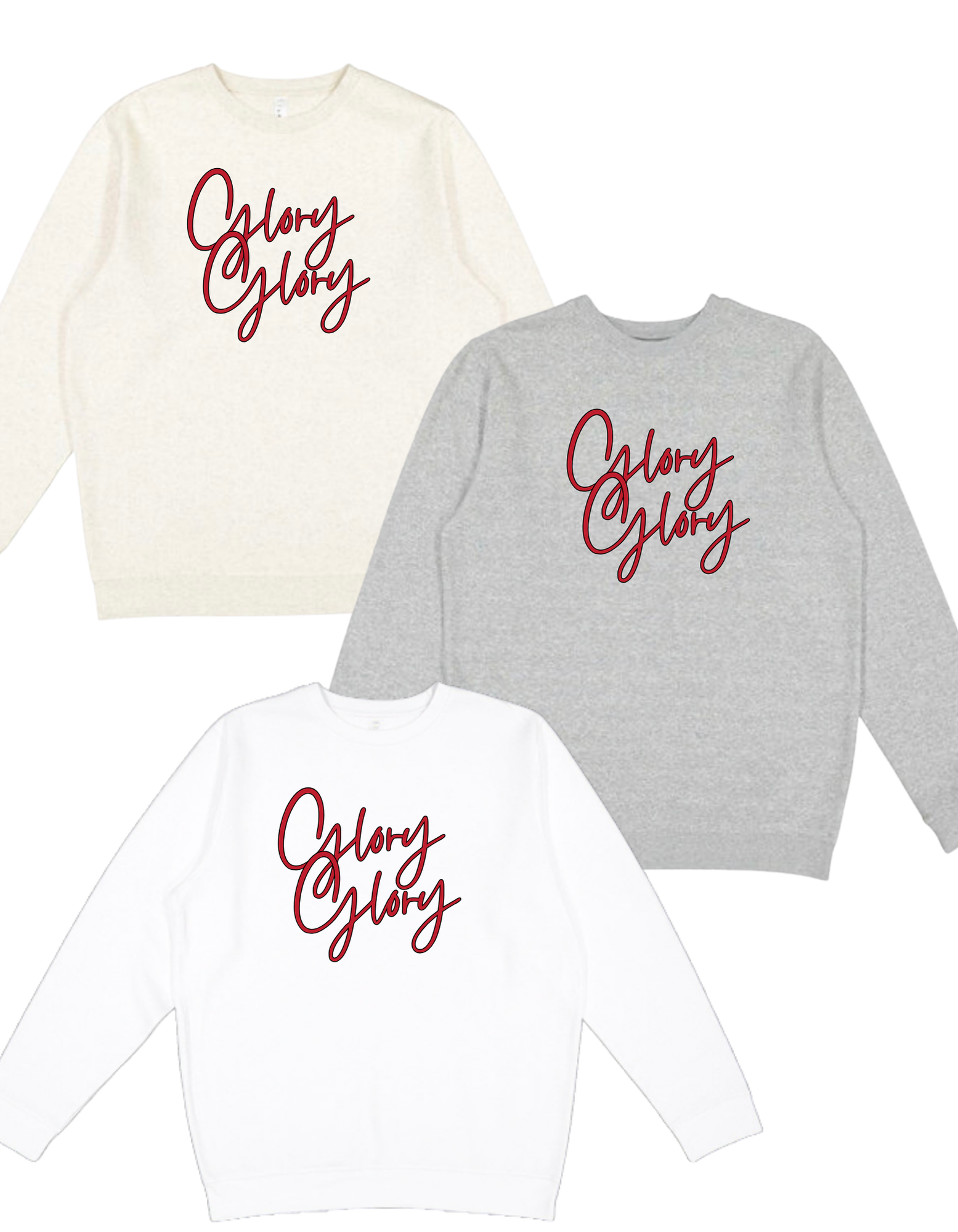 Glory Glory Script UGA Sweatshirt