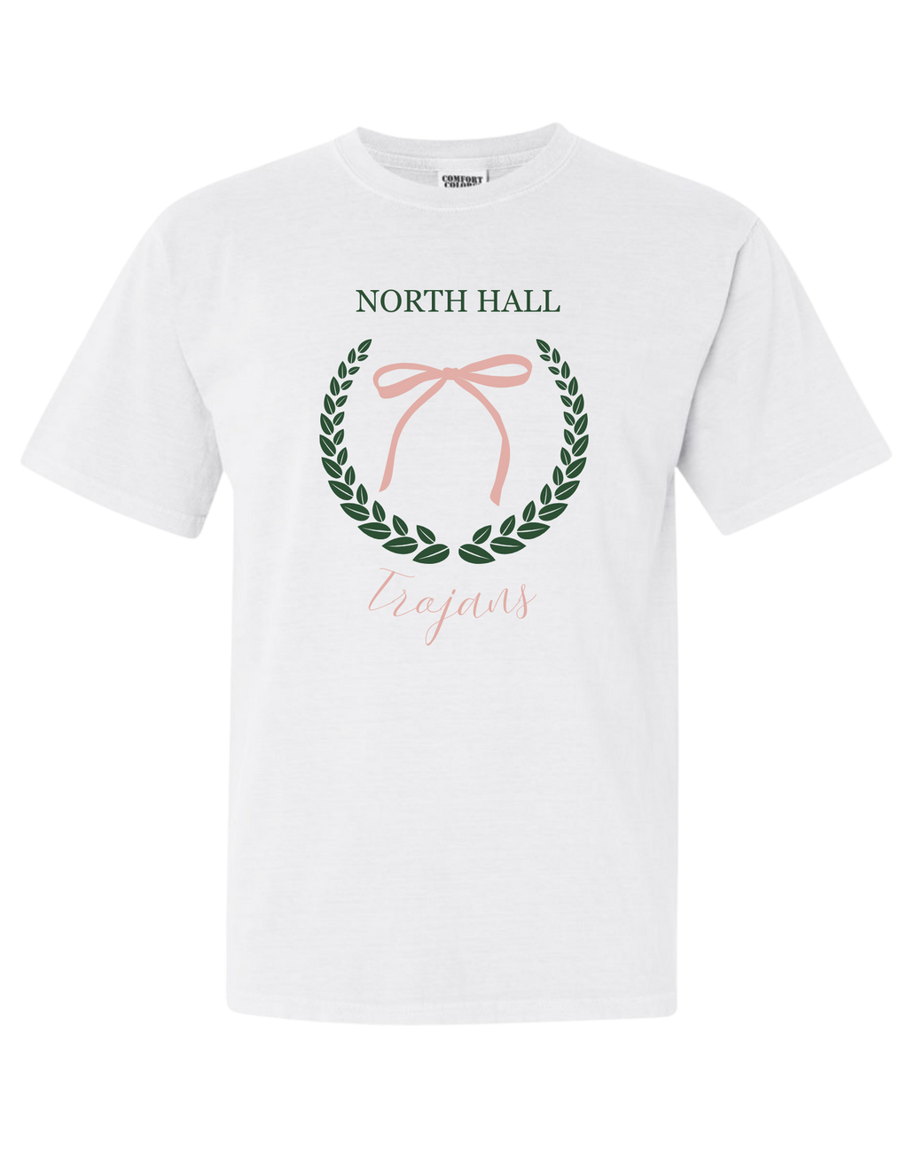 North Hall Trojans Laurel & Bow T-Shirt