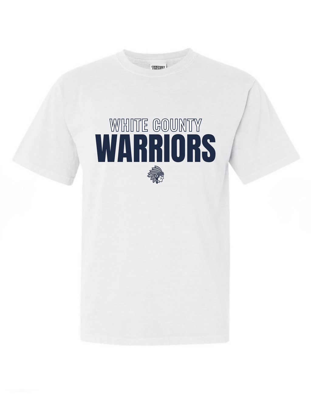 White County Warriors Block T-Shirt