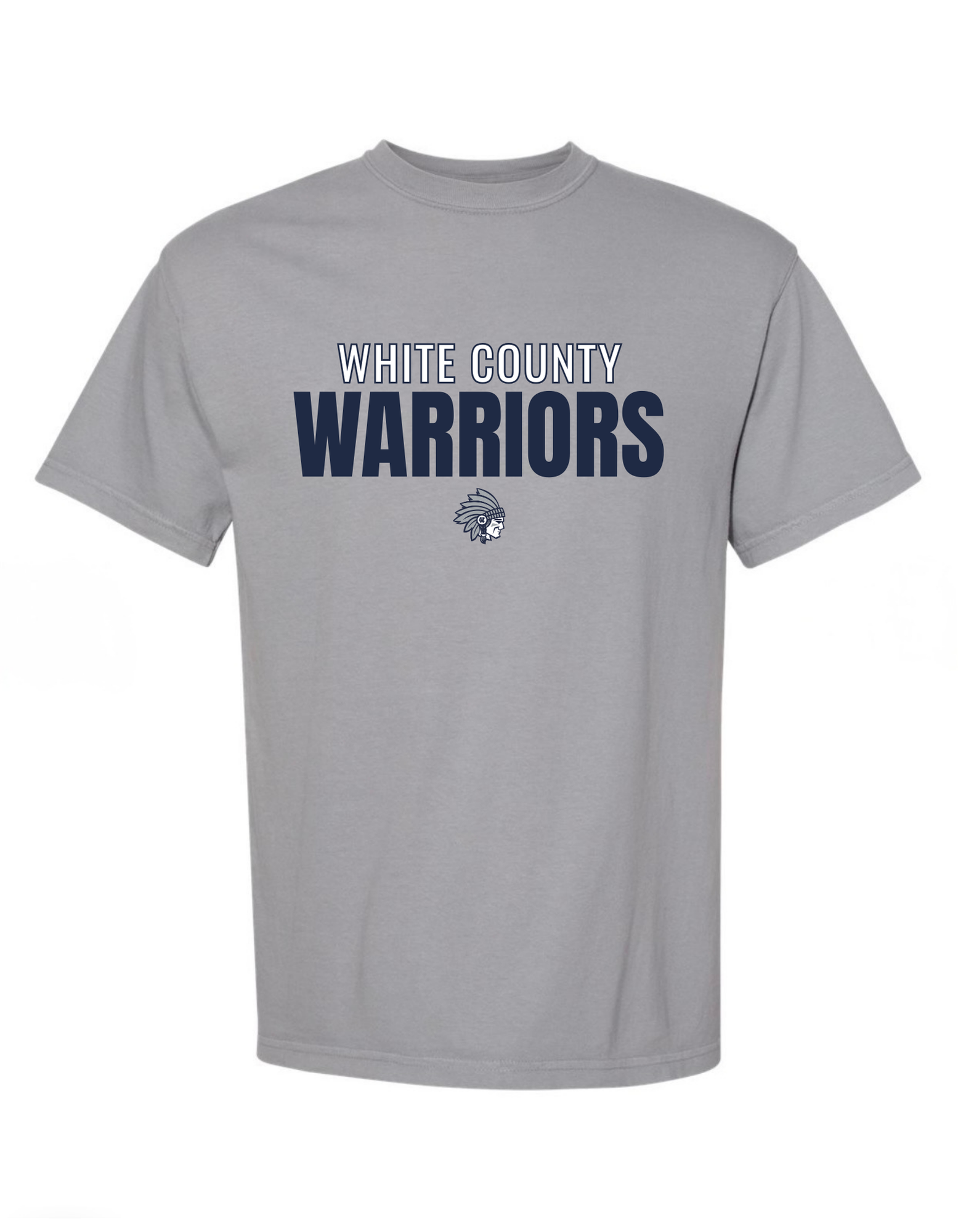 White County Warriors Block T-Shirt
