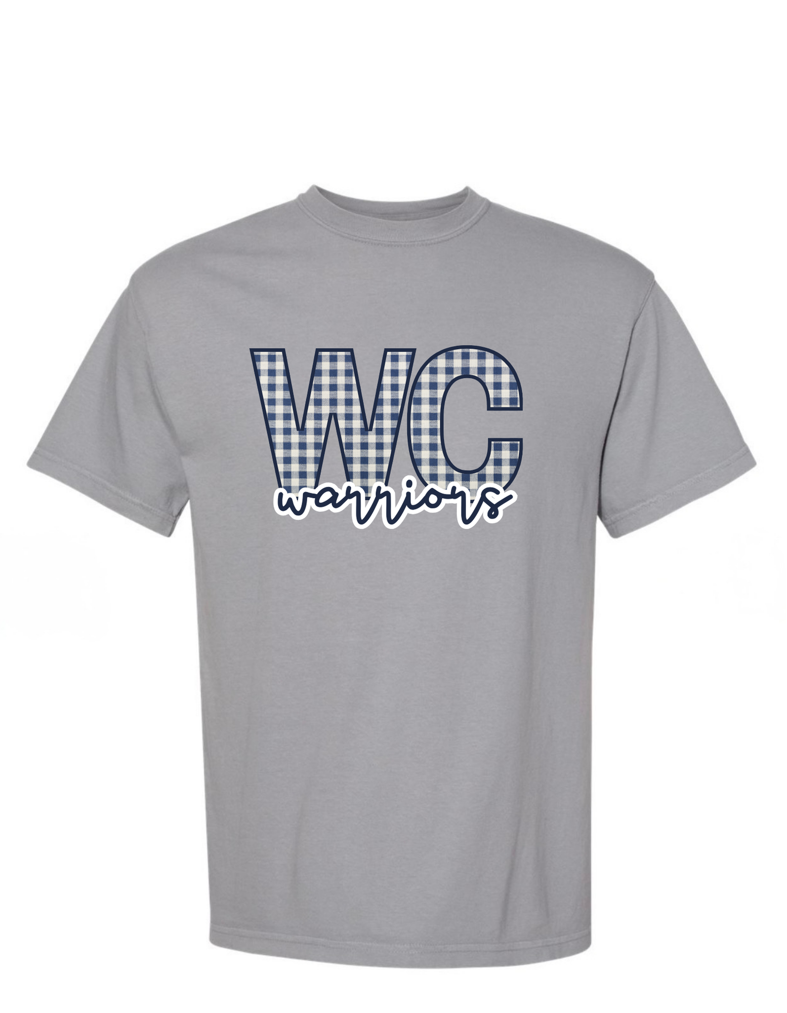 White County Warriors Plaid Boutique T-Shirt