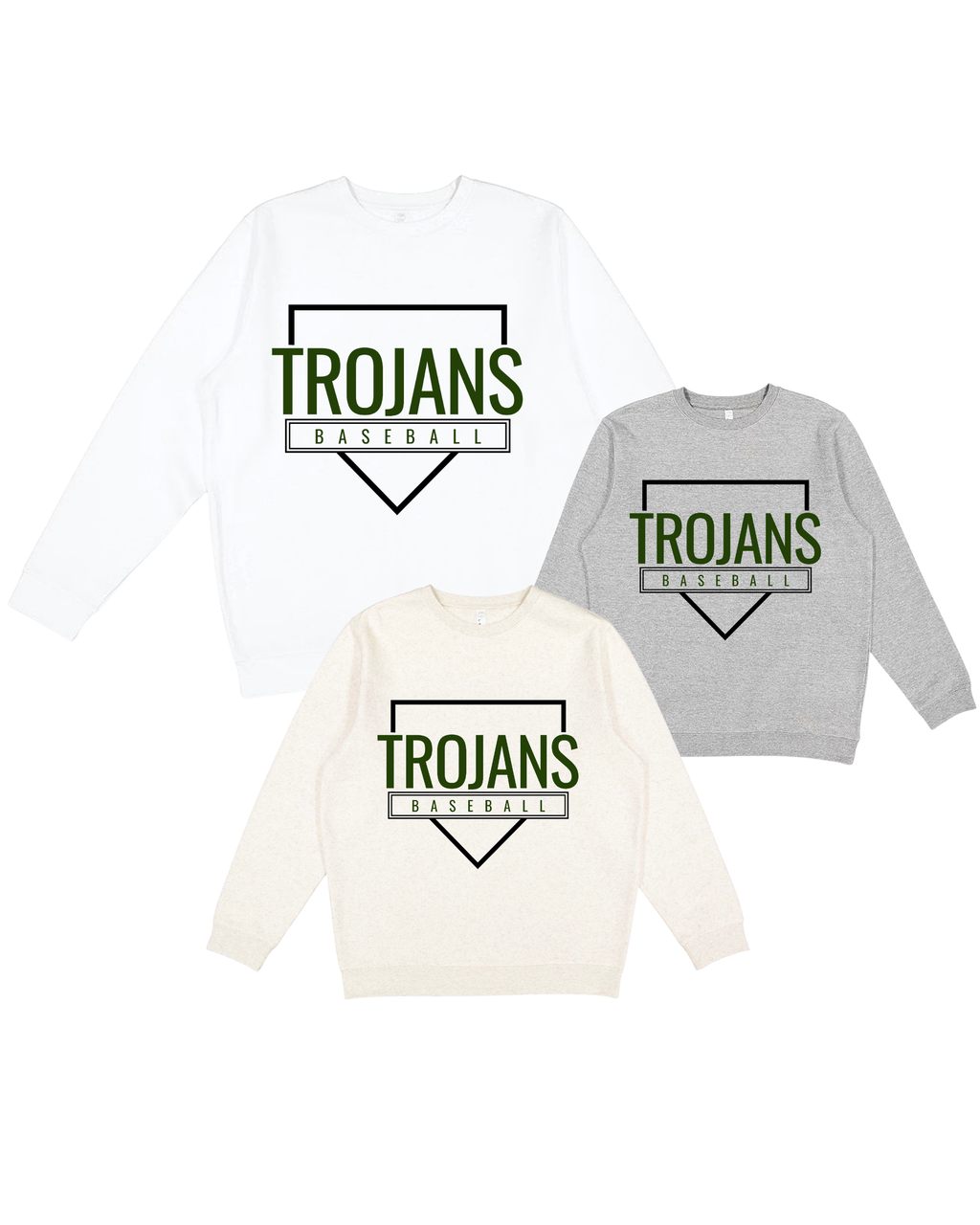 North Hall Trojans Baseball Sweatshirt