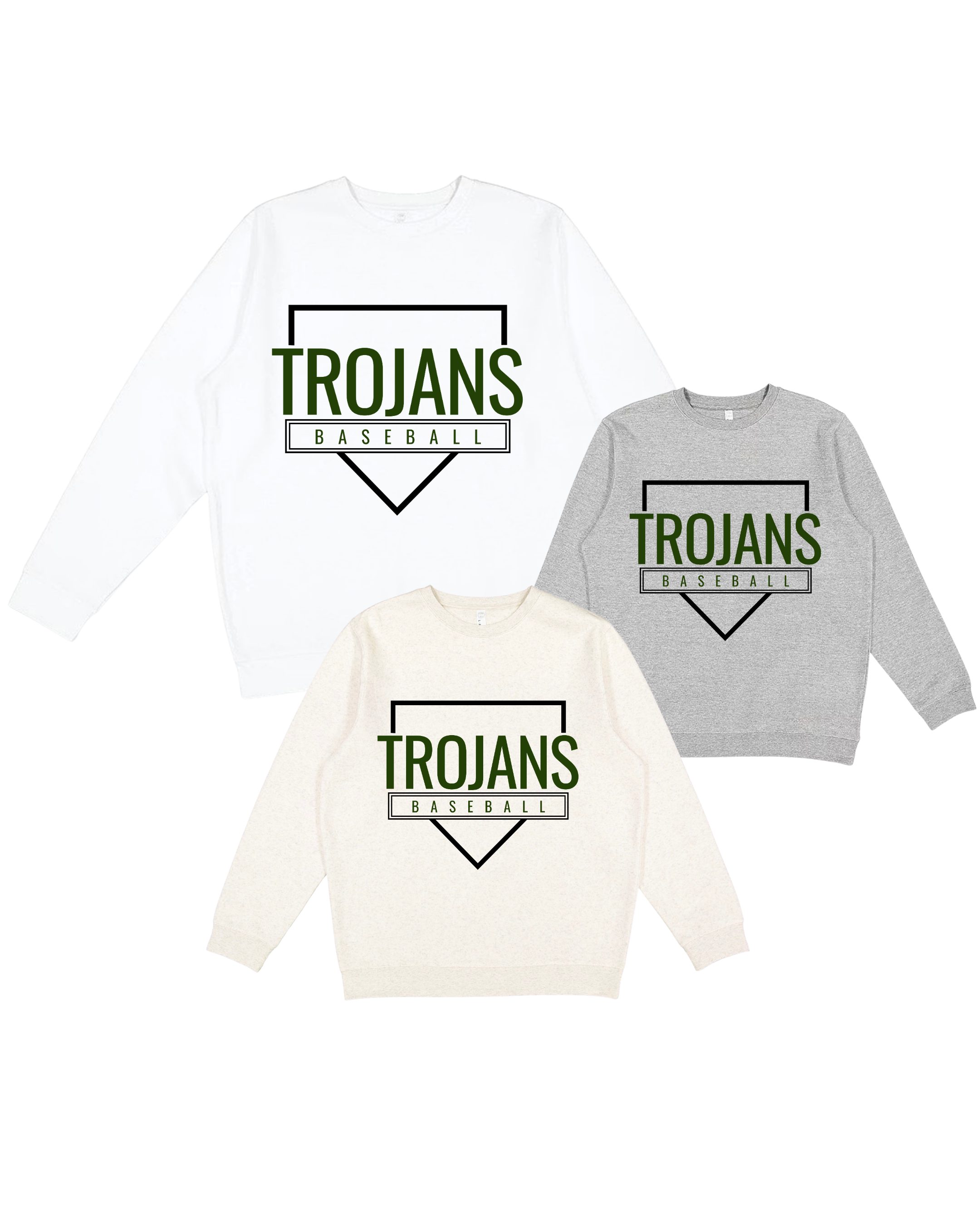North Hall Trojans Baseball Sweatshirt