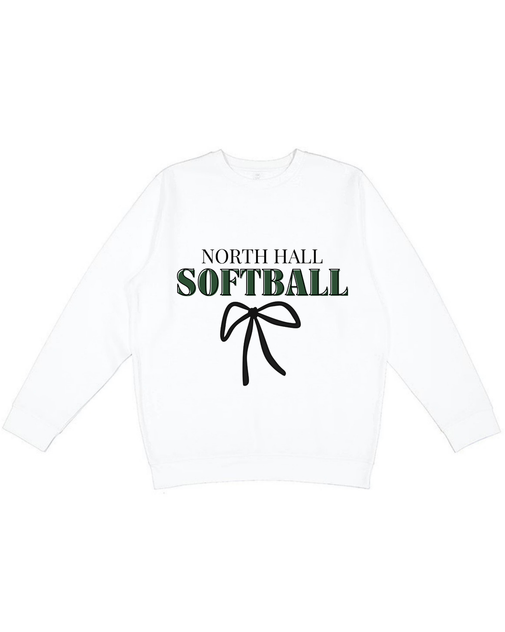 North Hall Softball Bow Boutique Sweatshirt