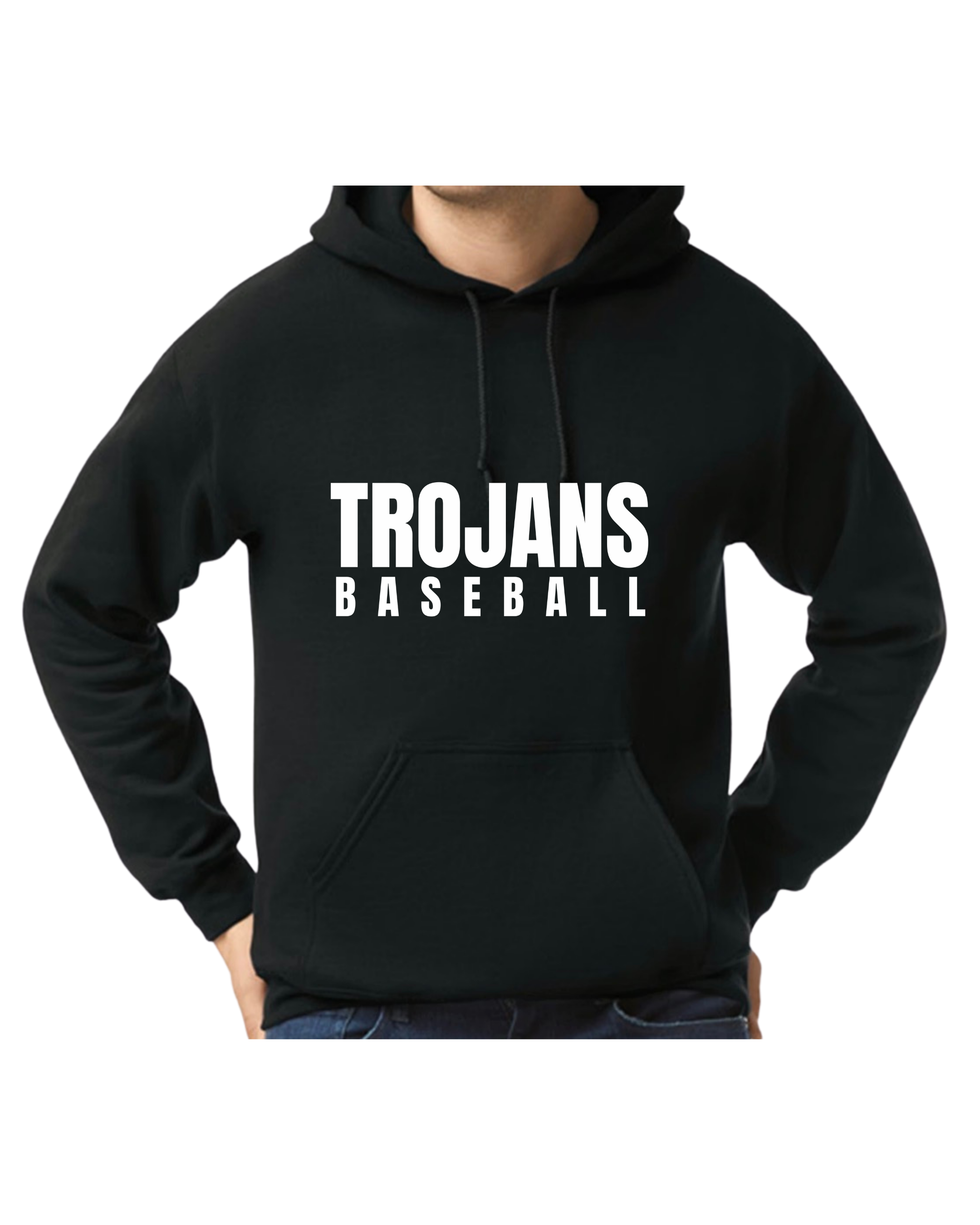North Hall Trojans Baseball Hoodie