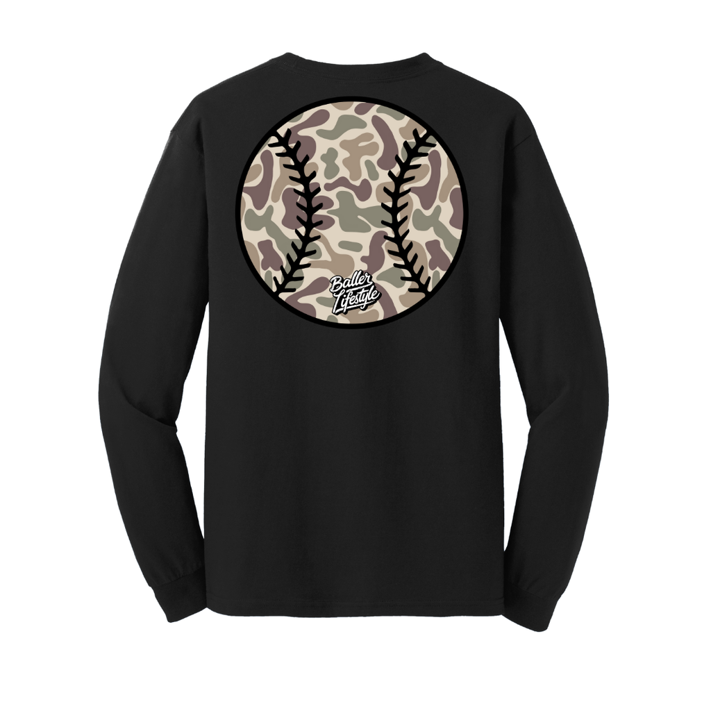 Baseball Youth Long Sleeve Tee