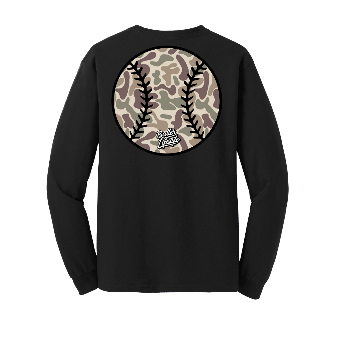 Baseball Youth Long Sleeve Tee