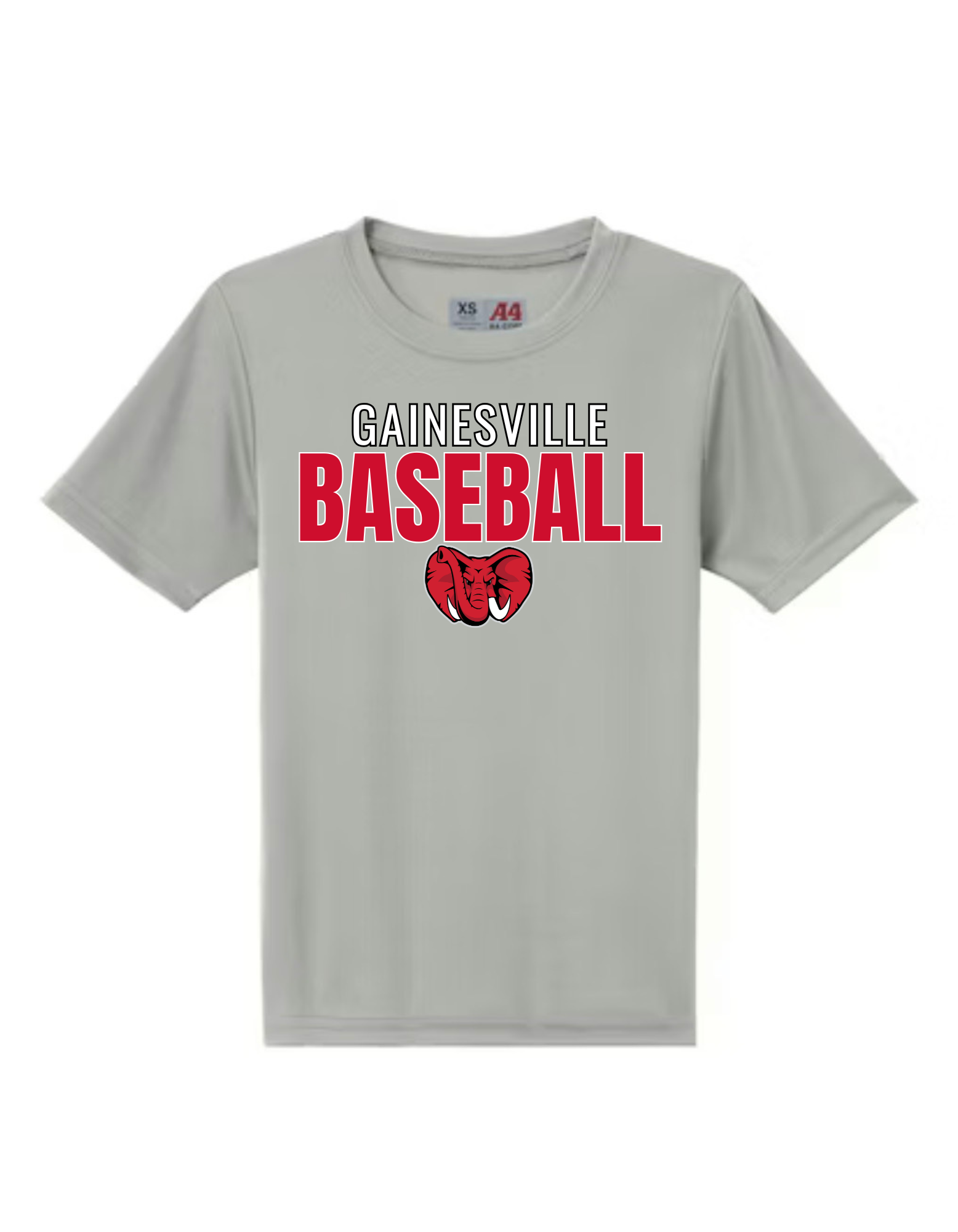 Gainesville Baseball Red & White T-Shirt