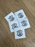 North Hall Trojans (Baseball Logo) Temporary Tattoos